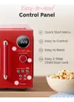 Horno Microondas Comfee Cmo-mmp02aa Rojo 0.9 Pies Cúbicos Co