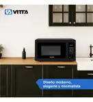 Microondas Vitta Digital 23Lts 1000W 6 Modos