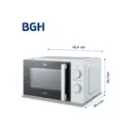 Microondas Mecanico BGH B118MB25 18 Lts 700W Blanco