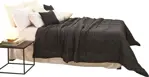 Cubrecama Oro Liso Full - 220x240 cm, Microfibra, Matelaseado, Negro