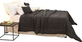 Cubrecama Oro Liso Full  220X240 Cm...