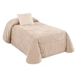 ACO CORDERITO LISO 1 1/2 PLAZA BEIGE FP HOME