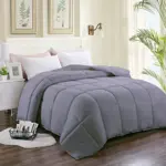 Acolchado Plumón DB 4 Estaciones Hotelero 600 H - Gris Claro - 2 1/2 Plazas