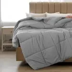 Acolchado Plumón DB 4 Estaciones Hotelero 600 H - Gris Claro - 2 1/2 Plazas