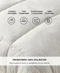 Acolchado Plumon Rieti By Gadnic Queen 4 Estaciones 230x240 Beige 300H