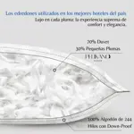 Edredon Nordico de Plumas Duvet QUEEN - Pelikano Hogar