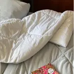 Acolchado 4 estaciones KING- Reversible Blanco/Gris