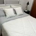 Acolchado 4 estaciones KING- Reversible Blanco/Gris