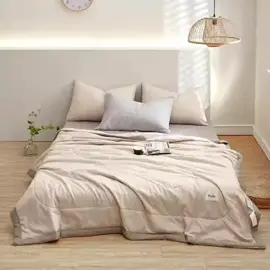 Cubrecama De Verano 2 Plazas  Beige