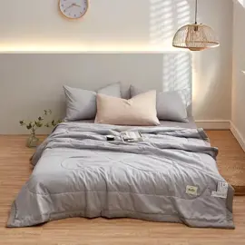 Cubrecama De Verano 2 Plazas  Gris