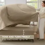 Juego Edredón King Bedsure Beige Juego Cama Transpirable