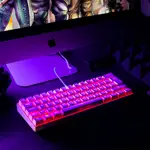 Teclado Gamer VSG Mintaka Kailh 60% VSG Blanco Red