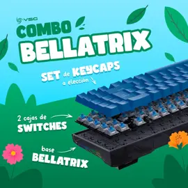 Teclado Bellatrix Ne + Keycaps Blue...