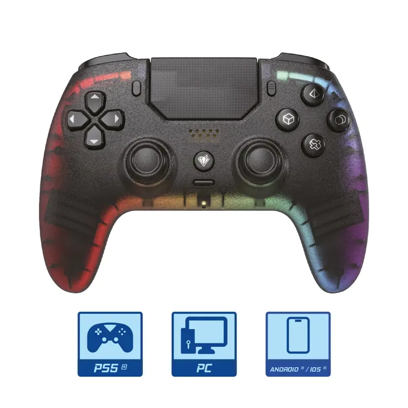 Joystick Level Up Bandit Bluetooth PS5 PC Android e iOS USB C Jack 3.5 Efecto Hall