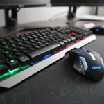 Combo Teclado Metalico + Mouse 6d Gamer Retroiluminado Usb Kl151 