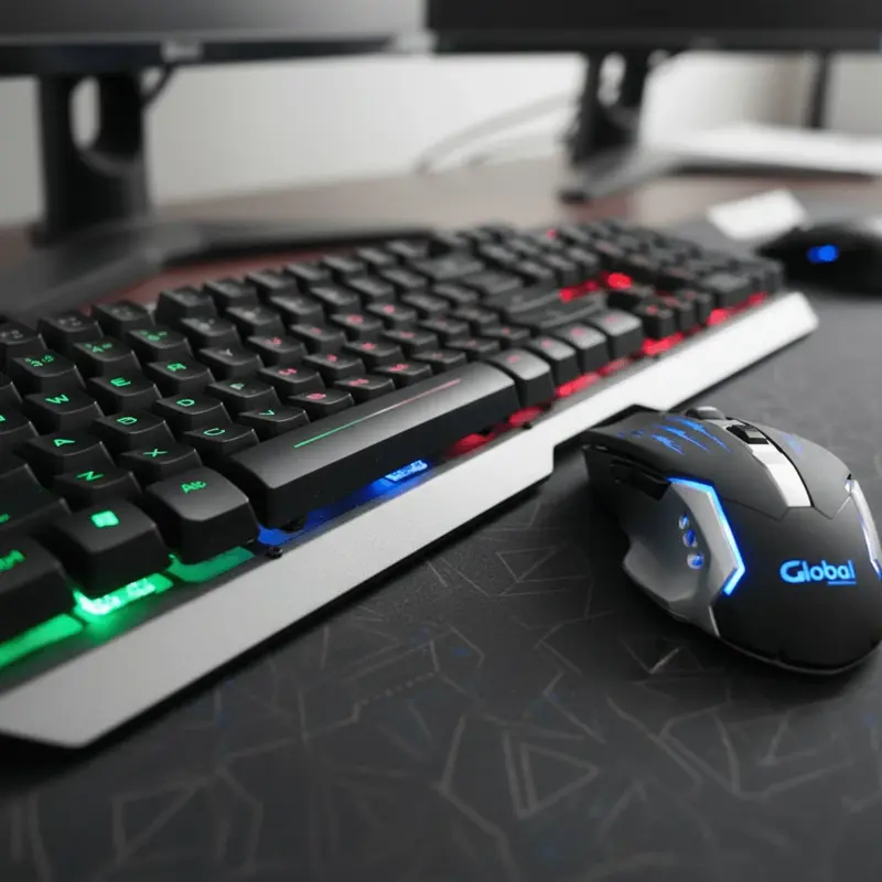 Combo Teclado Metalico + Mouse 6d Gamer Retroiluminado Usb Kl151