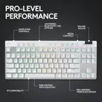 Teclado Gamer Inalámbrico Pro X TKL Blanco