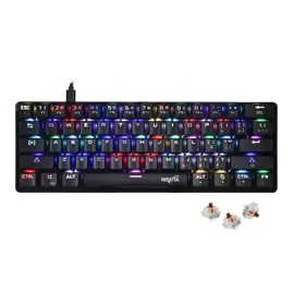 Teclado Mecánico Gamer Rgb 61 Tecla...