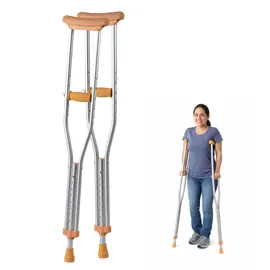 Par De Muletas  Bt709 Aluminio...