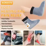 Almohadilla Térmica para Pies AOKESTE Inalámbrica con Calor y Vibración