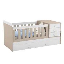 Cuna Funcional Colecho Con Carrocam...