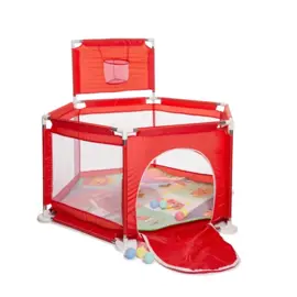 Corralito Hexagonal Con Aro De Bask...