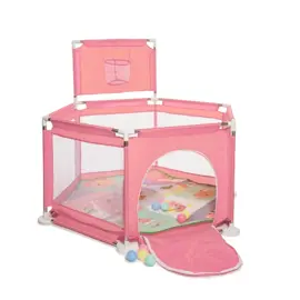 Corralito Hexagonal Con Aro De Bask...