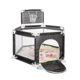 Corralito Hexagonal Con Aro De Bask...