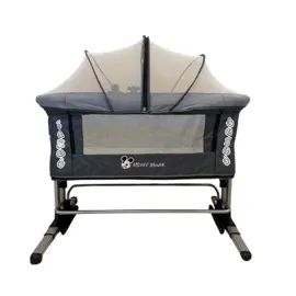 Practicuna Colecho Dencar De  Con Mosquitero Gris