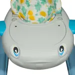 Andador con luces y sonidos Infanti Ballena Luminosa azul
