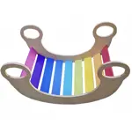 Hamaca Balancin Montessori Pikler Waldorf Pintada