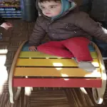 Hamaca Balancin Montessori Pikler Waldorf Pintada