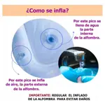 Alfombra Agua Juego Antigolpes Para Bebé Gimnasio Sensorial