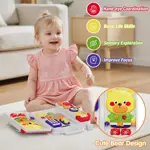 Juguete Montessori HYES para Niños Pequeños con Luces LED y Música Sensorial