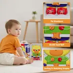 Juguete Montessori HYES para Niños Pequeños con Luces LED y Música Sensorial