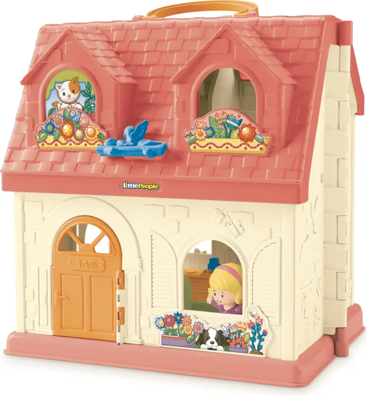 Casa De Juguete Musical Fisher Price Little People Surprise & Sounds Home FPM46