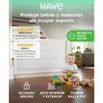 Puerta de Seguridad Retráctil Mawe Gate 140 Con Bloqueo