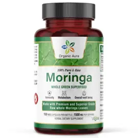 Cápsulas De Hoja De Moringa Organic...