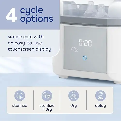 Esterilizador Vapor Chicco Advanced Secado Accesorios