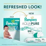 Pampers Toallitas Para Bebé Aqua Pure, Toallitas