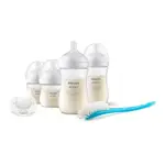 Set Mamaderas Natural Philips Avent SCD838/11 (2x 125ml y 2 x 260ml, cepillo y chupete ultra soft)