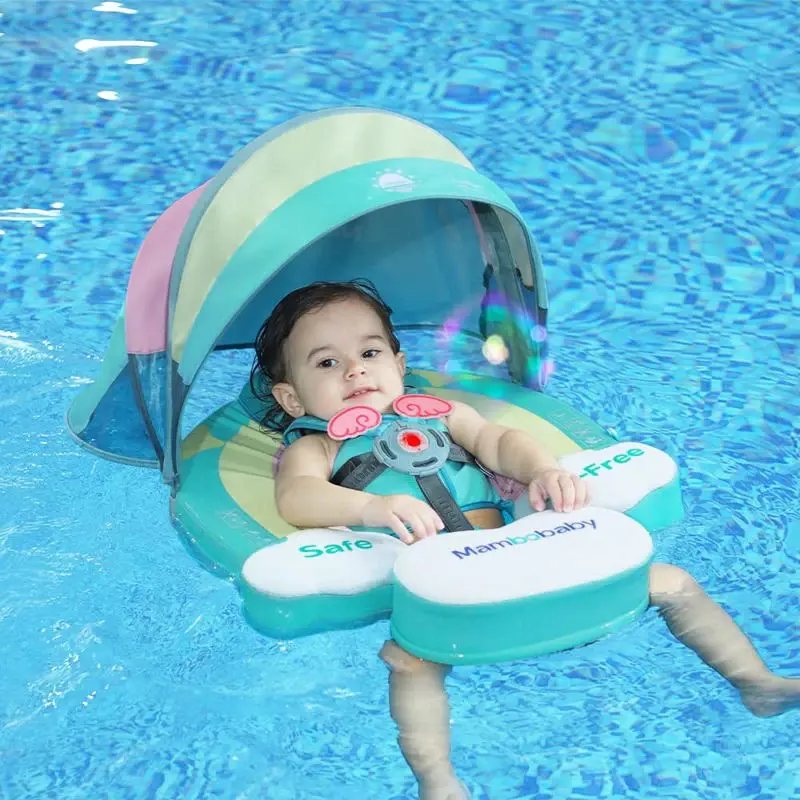 Flotador Bebé Con Toldo Y Asiento – Anillo Inflable Para Piscina, Seguro Y Estable, Ideal Para Que Los Peques Aprendan A Nadar (3-5 Años)
