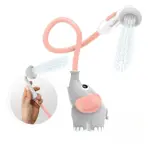 Cabezal de ducha para bebé Yookidoo Elephant con juguete de baño, color rosa