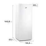 Freezer Vertical Gafa Blanco 168 lts GFUY16P5HVW