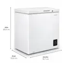 Freezer Horizontal Smartlife SL-CFR200WDINV 198L Inverter