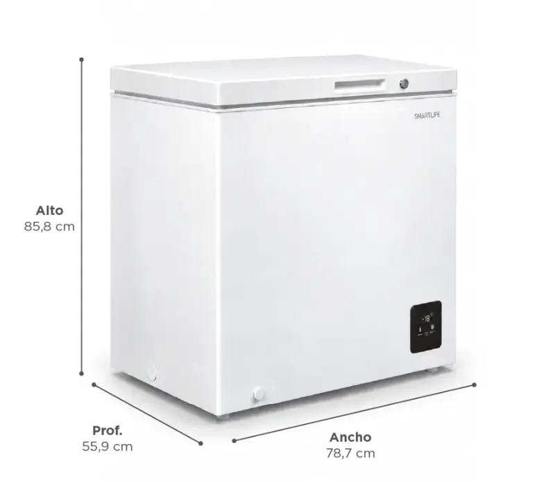 Freezer Horizontal Smartlife SL CFR200WDINV 198L Inverter