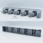 Organizador Soporte Cuelga Porta Escobas Ganchos Escobero