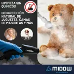 Limpiadora A Vapor Midow 1500w Doméstica Portátil Depósito 1200ml 1,5 Bar Calienta