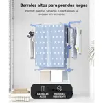 Tender de Ropa Vertical Gadnic Plegable para Interiores capacidad 30 Kg