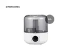 Humidificador Ultrasónico Gadnic Difusor Niebla Ajustable